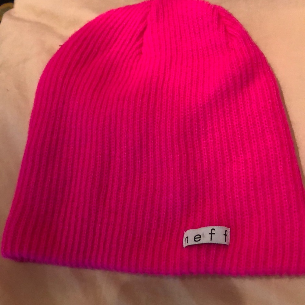 ✨3 for $20✨ NWOT Hot Pink NEFF beanie